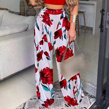 Load image into Gallery viewer, Floral Print Track Pants
