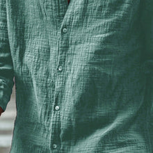 Load image into Gallery viewer, Solid Color Casual Stand Collar Long Sleeve Shirt
