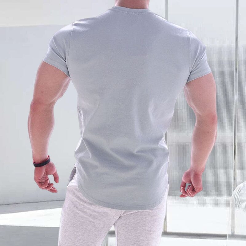 Crew Neck Solid T-Shirt