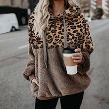 Load image into Gallery viewer, Leopard Print Pullover Sweatshirt
