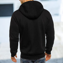 Load image into Gallery viewer, Mens Full-Zip Hooded Fleece Sweatshirt
