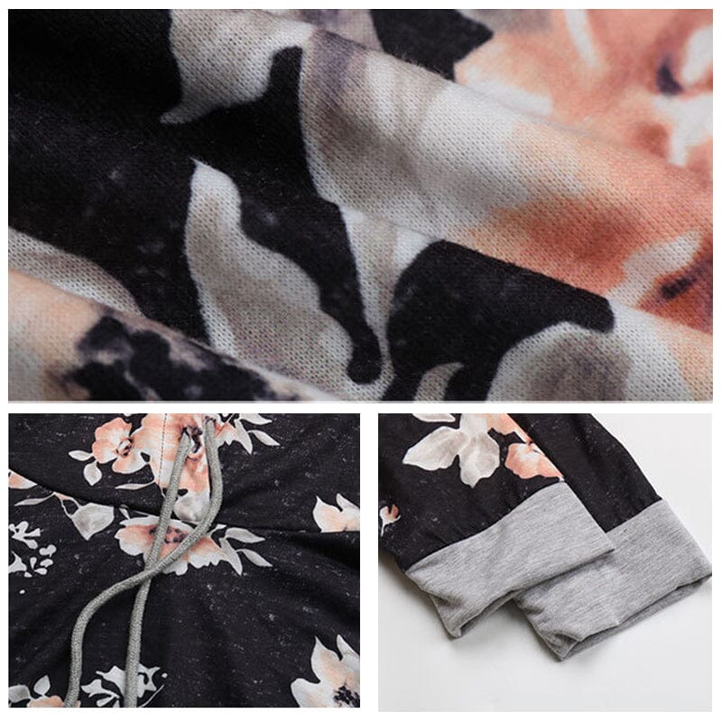 Long Sleeve Hoodie Printed Sweatshirt