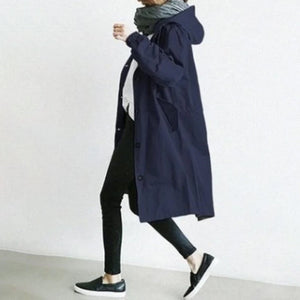 Temperament Waist Long Sleeve Coat