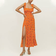 Load image into Gallery viewer, Sling Slit Floral Dress
