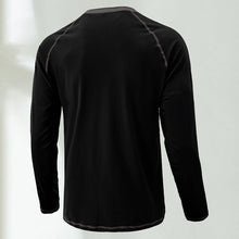 Load image into Gallery viewer, Soft Cotton Fabric Henley Collar T-Shirt
