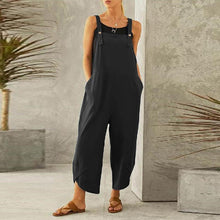 Load image into Gallery viewer, Women&#39;s Solid Color Casual Suspender Pants
