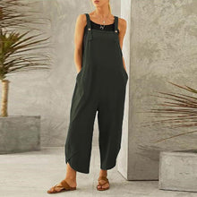 Load image into Gallery viewer, Women&#39;s Solid Color Casual Suspender Pants
