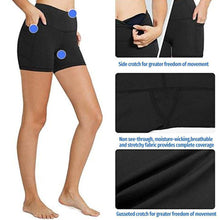 Load image into Gallery viewer, High Waist Workout Running Yoga Shorts
