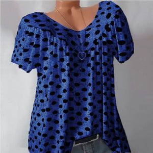 Round Neck and Dots T-shirt