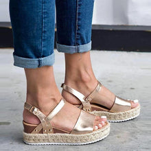 Load image into Gallery viewer, Women&#39;s Espadrilles Platform Sandal
