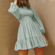 Load image into Gallery viewer, Long Sleeve Ruffle Dress
