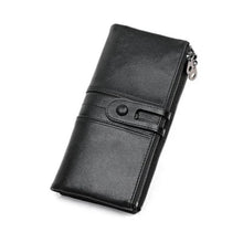 Load image into Gallery viewer, Women Genuine Leather Clutch Long Money Coin Purse
