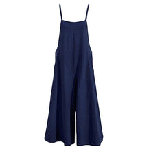 Load image into Gallery viewer, Women Casual Loose Solid Tank Jumpsuit
