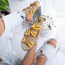 Load image into Gallery viewer, Roman Style Flat Sandals
