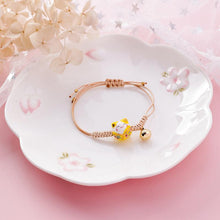 Load image into Gallery viewer, Hand Crafted Lucky Cat Knotted Bracelet
