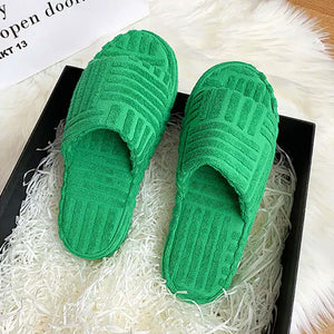 Fluffy Embossed Slippers