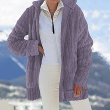 Load image into Gallery viewer, Plush Solid Zip Jacket

