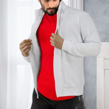 Load image into Gallery viewer, Solid Zip Stand Collar Jacket
