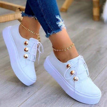 Load image into Gallery viewer, Round Toe Platform Casual Shoes
