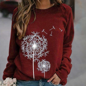 Dandelion Print Sweatshirt