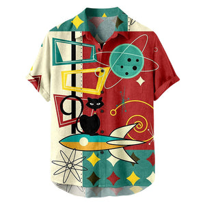 Digital Print Men's Shirt