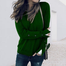 Load image into Gallery viewer, Buttoned Sleeve Sweatshirt
