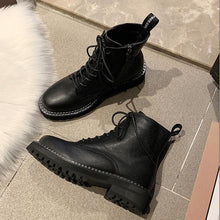 Load image into Gallery viewer, WOMEN&#39;S Genuine Leather straps Martin Boots
