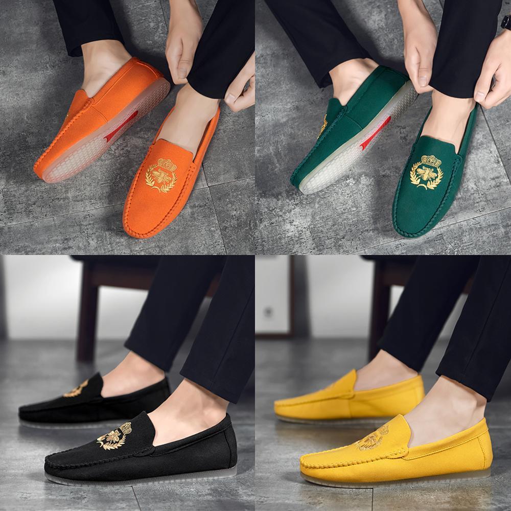 Men's Embroidered Loafers