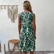 Load image into Gallery viewer, Notched Neck Tiered Dress
