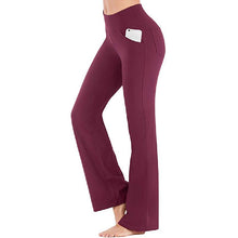 Load image into Gallery viewer, Women&#39;s High Waist and Flared Leg Yoga Pants
