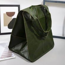 Load image into Gallery viewer, Oversized leather tote
