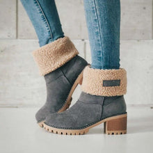 Load image into Gallery viewer, Heatseeker Women&#39;s Thermal Calf Wedge Boots
