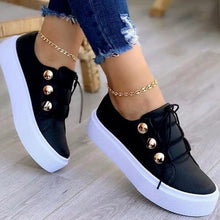 Load image into Gallery viewer, Round Toe Platform Casual Shoes
