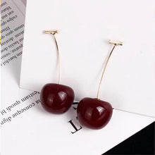 Load image into Gallery viewer, Cute 3D Cherry Earrings

