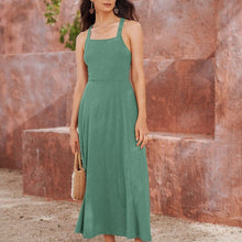Load image into Gallery viewer, Tank Top Cotton and Linen Dress
