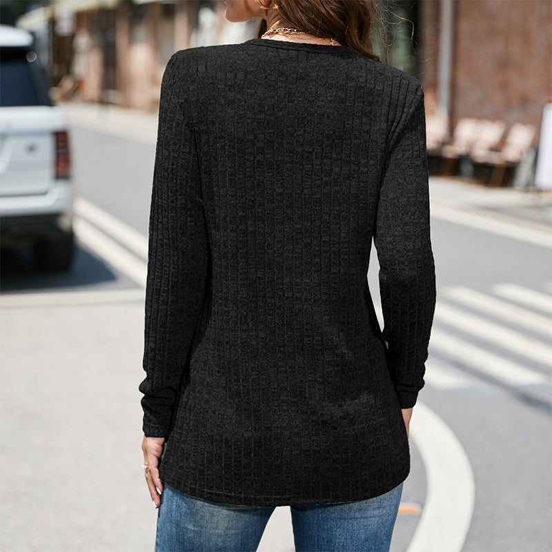 Crewneck Split Sweater