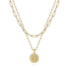 Load image into Gallery viewer, Gold Initial Necklaces for Women
