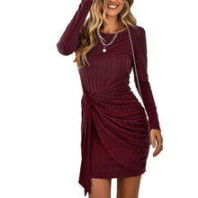 Load image into Gallery viewer, Ladies Knit Sexy Slim Dress
