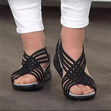 Load image into Gallery viewer, Women&#39;s Sports Braided Fish Mouth Sandals
