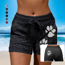 Load image into Gallery viewer, Women&#39;s Knitted Shorts With Paw Print
