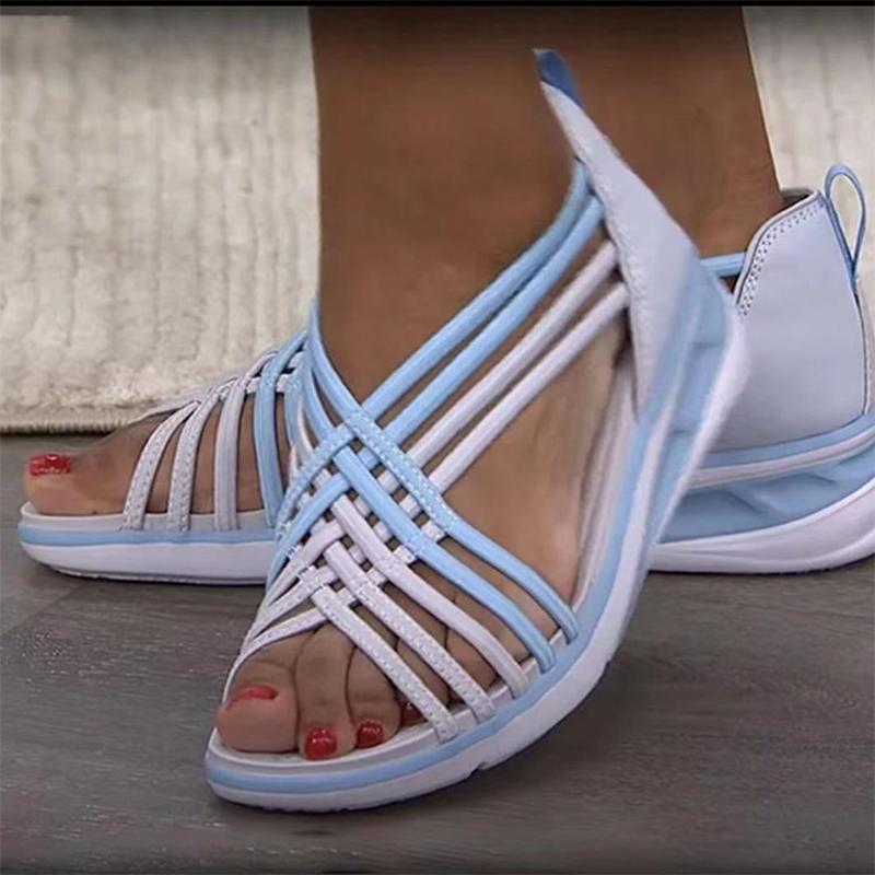 Women's Sports Braided Fish Mouth Sandals