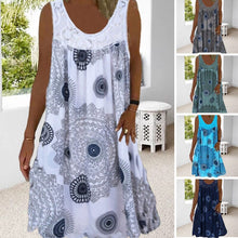 Load image into Gallery viewer, Women&#39;s Digital Printing Sexy Suspenders Loose Lace Casual Dress
