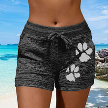 Load image into Gallery viewer, Women&#39;s Knitted Shorts With Paw Print
