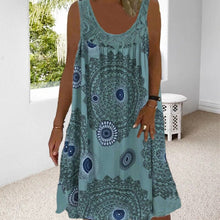 Load image into Gallery viewer, Women&#39;s Digital Printing Sexy Suspenders Loose Lace Casual Dress
