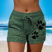 Load image into Gallery viewer, Women&#39;s Knitted Shorts With Paw Print
