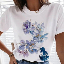 Load image into Gallery viewer, Women&#39;s Clothing Casual Loose Short-sleeved Top

