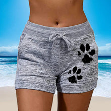 Load image into Gallery viewer, Women&#39;s Knitted Shorts With Paw Print
