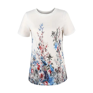 Women's Clothing Casual Loose Short-sleeved Top
