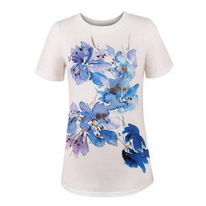 Women's Clothing Casual Loose Short-sleeved Top