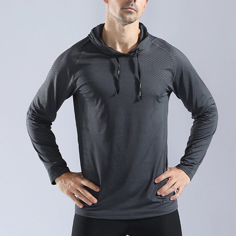 Men's Long Sleeve Hoodie T-Shirt